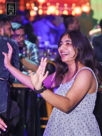 The simple joy of a good song and a great night out.