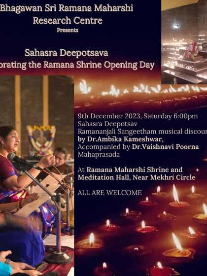 Ramana Maharshi Centre for Learning - Spiritual & Cultural Events Major Annual Festivals photo 15