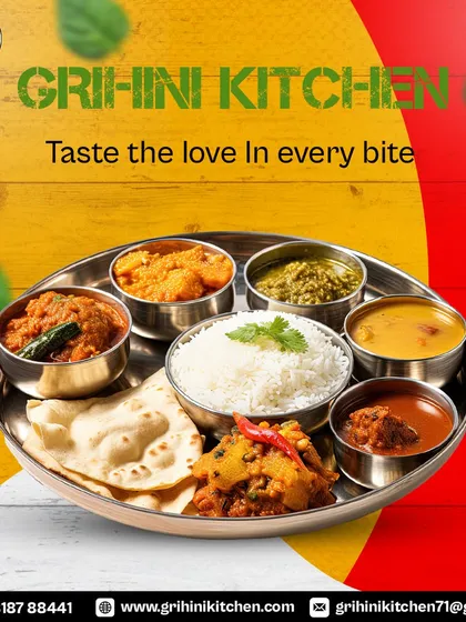 I believe you can taste the love in every bite. This thali is a colorful assortment of dishes, each prepared with its own unique blend of spices.