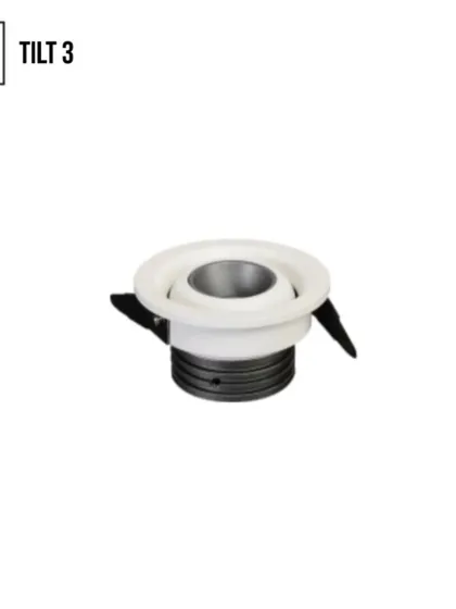 The Tilt 3 is a micro COB light that offers 360-degree movability. Its tiny size and unparalleled flexibility make it a great solution for display cases or areas where a discreet fixture is needed.