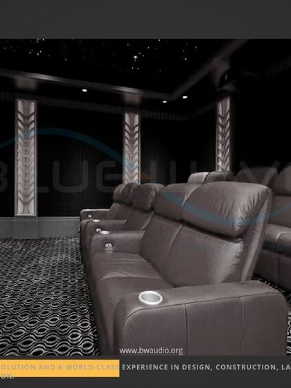 Bluewave Home Theaters - Home Theater & Cinema Room Solutions Modern & Dynamic Theaters photo 7