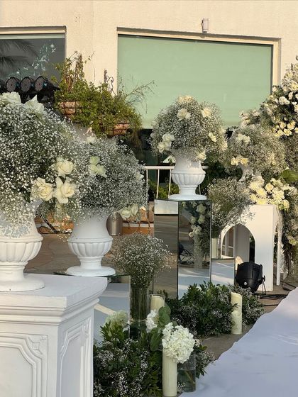 Ethereal Gardens: White & Green Decor photo 12