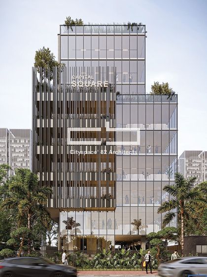 A contemporary architectural masterpiece, Capital Square features a dynamic facade with curtain walls and integrated greenery. The striking balance of glass and metal sets new standards in urban design.