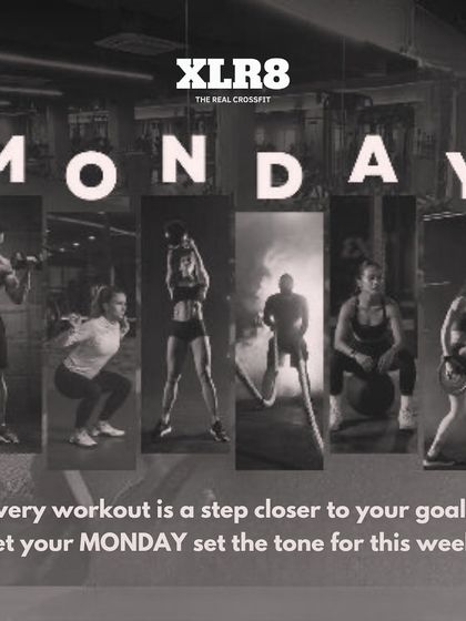A Monday motivation post. Every workout is a step closer to your goals.