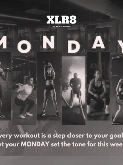 A Monday motivation post. Every workout is a step closer to your goals.