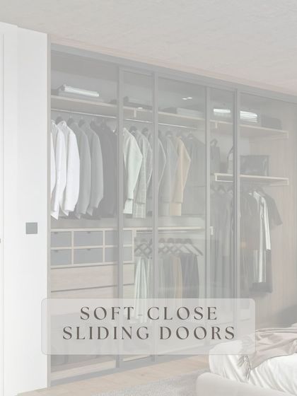For rooms where space is a premium, our soft-close sliding doors offer a sleek and practical solution without compromising on style.