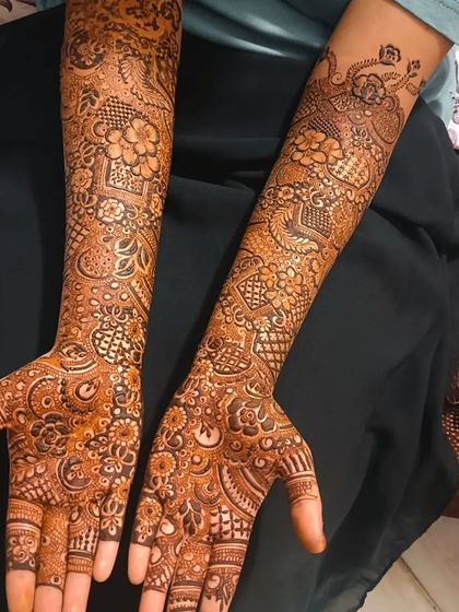 Mehendi Art by Nishat - Mehndi (Henna) Artistry Elaborate Bridal Henna photo 66