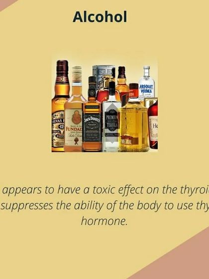 This post explains the negative impact of alcohol on the thyroid gland.