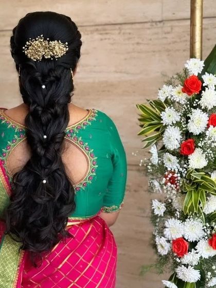 Laxmi Ramkrishna - Special Occasion Hairstyling Traditional South Indian Braids photo 43