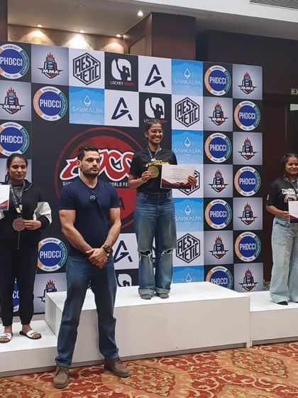 Our student on the podium at the ADCC Nationals. Seeing our members achieve their goals is the greatest reward for us as coaches.