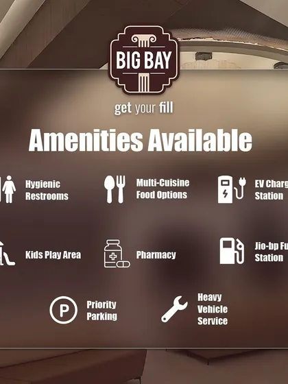 A duplicate of our amenities graphic, reinforcing the message that we provide a comprehensive range of services to make your stop as convenient as possible.