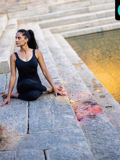 A moment of stillness in a seated twist by the water. These poses are not just about physical flexibility; they help to detoxify our internal organs and calm the nervous system.