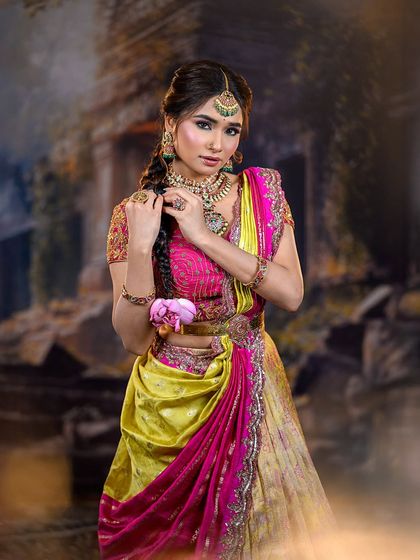 Deepika Makeup and Hair - Professional Makeup & Hair Academy Elegant North Indian & Fusion Bridal Styles photo 23