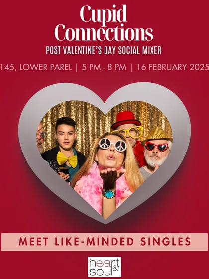 At my events, you meet like-minded singles in a fun, pressure-free environment. This poster highlights the social and interactive nature of our mixers.