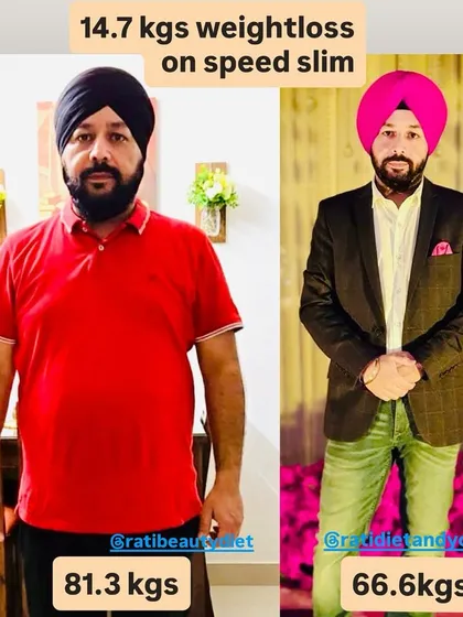 Gurpreet Singh's 14.7 kg weight loss over two challenges. He felt light, energetic, and never deprived.