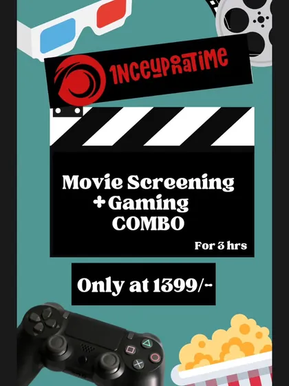 I believe having a great time shouldn't break the bank. I offer special combos like this Movie Screening and Gaming package to give you the best of both worlds at a budget-friendly price.
