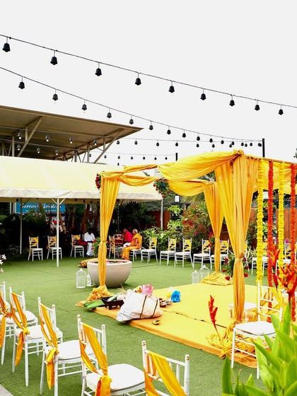 Vibrant Haldi & Sangeet Setups photo 11