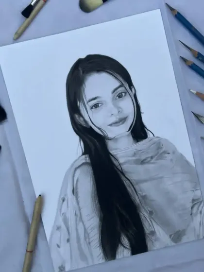 Another shot of the Noida commission, showing the fine detail and smooth blending.