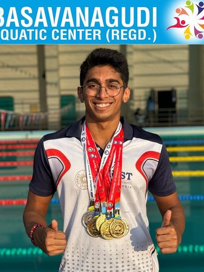 Basavanagudi Aquatic Centre - Swimming Coaching and Lessons Our Champions: A Legacy of Medals photo 156
