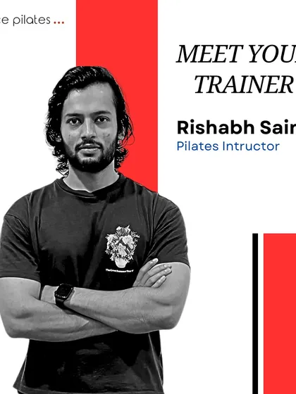 Meet your trainer, Rishabh Saini. He's another key member of our expert instruction team at Balance Pilates.