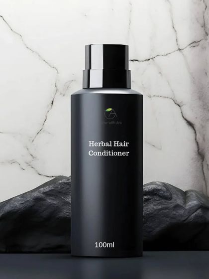 This is my Herbal Hair Conditioner, designed to nourish your hair, reduce breakage, and soothe the scalp. It's the perfect partner to my herbal shampoos for complete hair care.