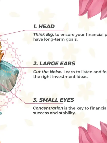 On Ganesha Chaturthi, we can learn valuable financial lessons from Lord Ganesha. His large head reminds us to think big with long-term goals, while his large ears teach us to listen for the right investment ideas.