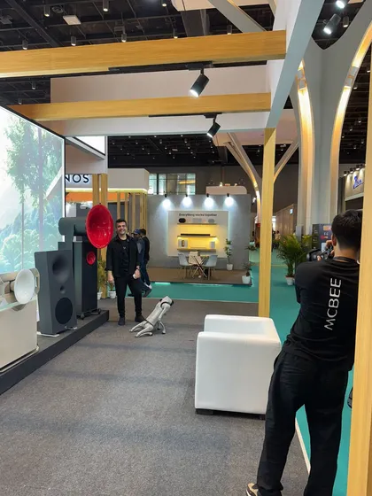 Behind the scenes at our expo booth. It takes a team to capture the content and tell the story of the event, ensuring we can share the experience with our entire community.