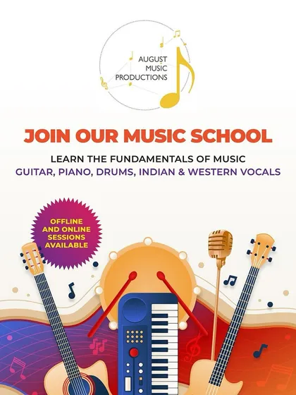 Whether you want to learn guitar, piano, drums, or find your singing voice, we have a place for you. We offer both online and offline sessions to fit your schedule, welcoming students of all ages and skill levels.