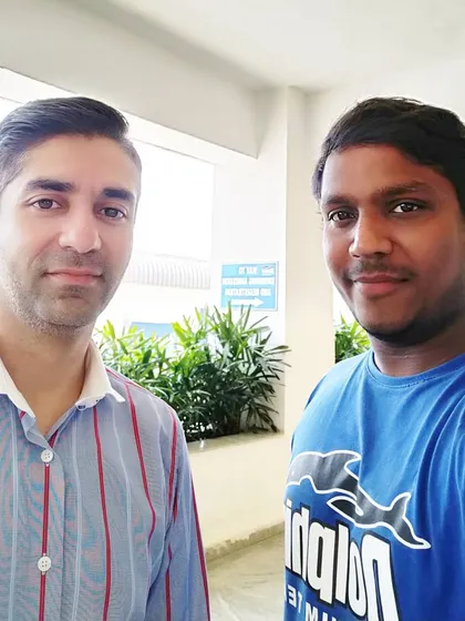 I was so excited to meet Abhinav Bindra, India's Olympic gold medalist. Being around such champions inspires me to push my students to dream big and aim for the highest levels of achievement in swimming.