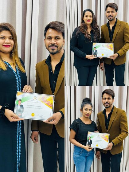 More happy and certified students from my hairstyling workshop in Colombo, Sri Lanka.