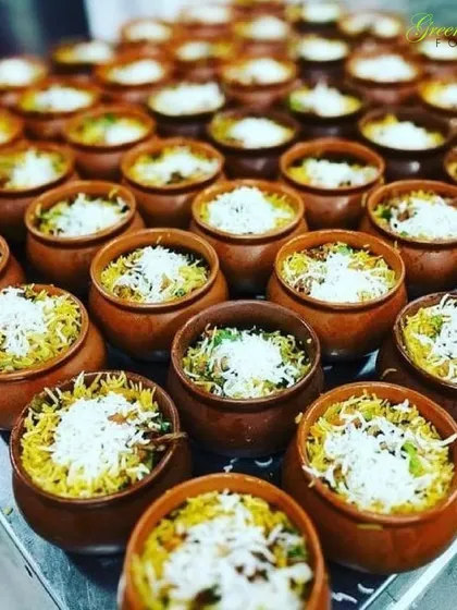 There is something special about serving food in traditional earthenware. My vegetarian pot biryani is slow cooked to perfection and served in individual matkas, delivering an authentic and flavorful experience.