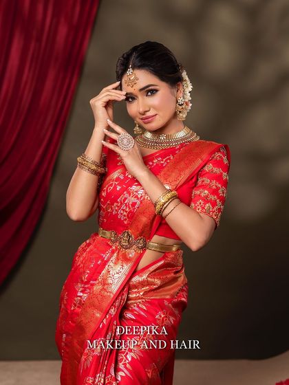 Deepika Makeup and Hair - Professional Makeup & Hair Academy My Signature: South Indian Bridal Artistry photo 47
