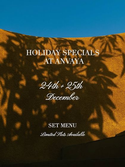 We are pleased to offer a special holiday menu for Christmas. This graphic announces our gourmet set menu available on the 24th and 25th of December, perfect for a festive celebration.