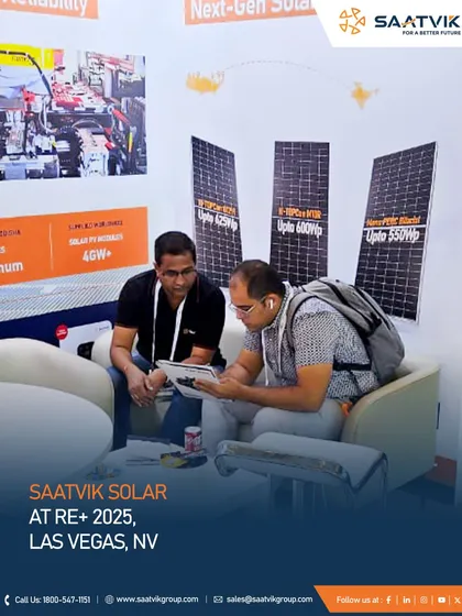 Highlights from our successful participation at RE+ 2025 in Las Vegas, where we represented India's solar manufacturing leadership on a global stage and connected with innovators and partners.
