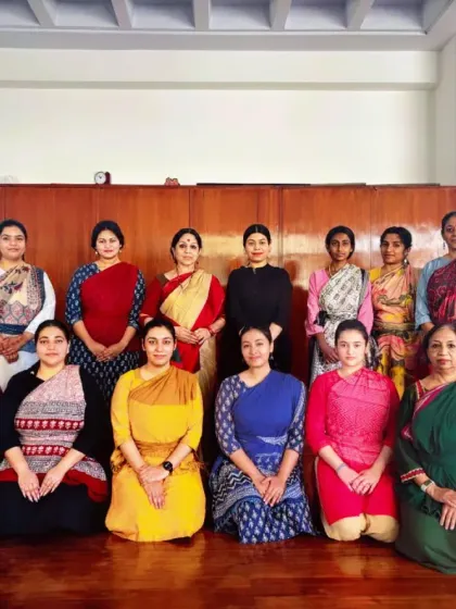 Celebrating Women's Day with my wonderful students of all ages at Triveni Kala Sangam. Dance is a powerful medium that unites us, empowering us with strength and grace.