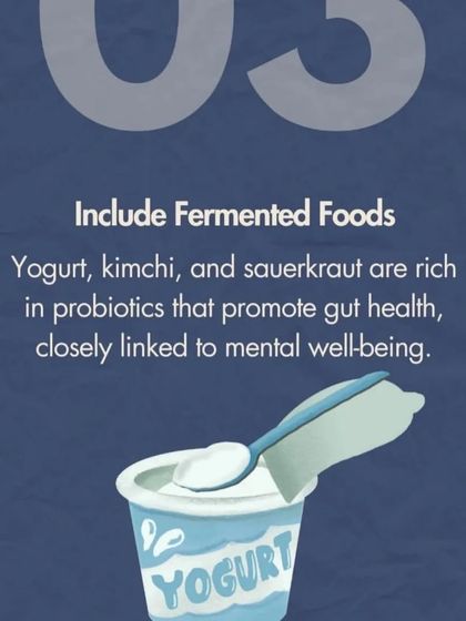 The gut-brain connection is undeniable, and fermented foods are excellent for promoting gut health. Including items like yogurt in your diet introduces beneficial probiotics that support your microbiome and, in turn, your mental well-being.