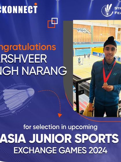 We celebrate every victory, big or small. This image showcases one of our talented players who has achieved success through dedication and training at our academy. Their win is a proud moment for the entire Rackonnect community and inspires us all to keep pushing our limits.