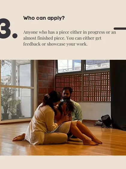 Who can apply for Uncut? Anyone who has a piece in progress or an almost finished piece. You can get feedback or simply showcase your work.