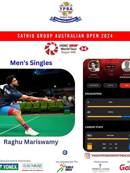 Yadav Pro Badminton Academy - Professional Badminton Coaching Programs International Victories photo 11