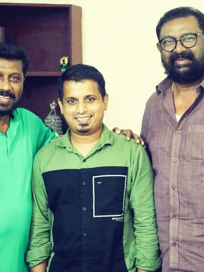 A cherished memory of working with the legendary duo, director Siddique sir and actor Lal sir. It was an absolute honor to handle the makeup for a project that brought these two masters together.