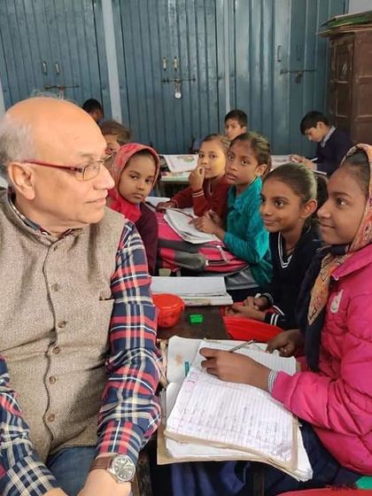Sitting with students in their classroom, listening to their experiences. Understanding their perspective is crucial to fighting for better educational standards and facilities for them.