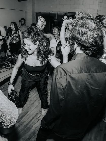 The dancefloor at Lush Loft Toronto. It’s not just about me; it’s about the community that shows up and brings the energy. These parties are for people to connect and express themselves freely.