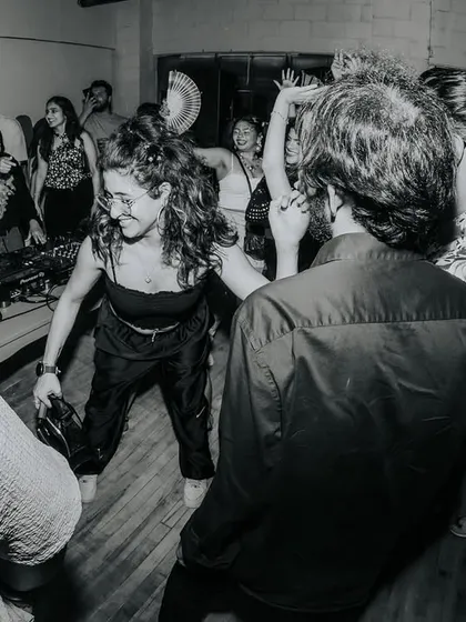 The dancefloor at Lush Loft Toronto. It’s not just about me; it’s about the community that shows up and brings the energy. These parties are for people to connect and express themselves freely.