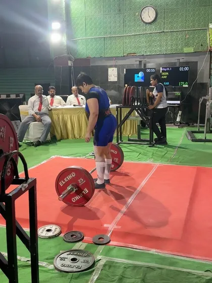 Deepa's dominant performance at the National Open Championship in Hyderabad. In just 6 months of coaching, this 44-year-old mother of two added 92.5kg to her total, setting multiple national records and winning gold.