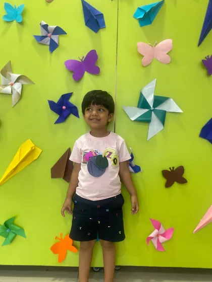 A bright smile from one of our Mighty Minds students. Our goal is to create a happy, positive environment where children feel excited to learn after school.
