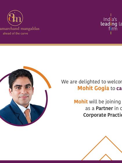 We are delighted to welcome Mohit Gogia, who joins our Delhi-NCR office as a Partner in our Corporate Practice.