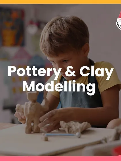 Another look at the pottery and clay modelling workshop at the OMAXE Chowk Christmas Edition, a popular activity for all ages.