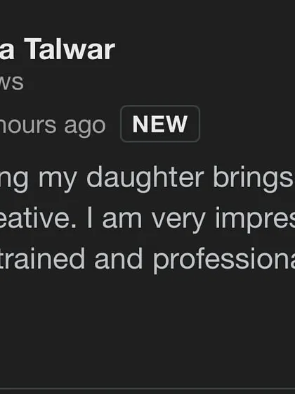 Our teachers are professionally trained not just in art, but in how to teach our specific, structured method. We are thrilled when parents notice the high quality of teaching and the creative results.