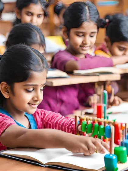 This is what a happy and focused learner looks like. In my class, children learn to use the abacus not as a tool, but as a way to visualize numbers, making complex calculations feel like a simple, engaging puzzle.
