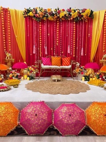 Creative&Creations - Event Decoration Vibrant Haldi & Mehendi Decor photo 27